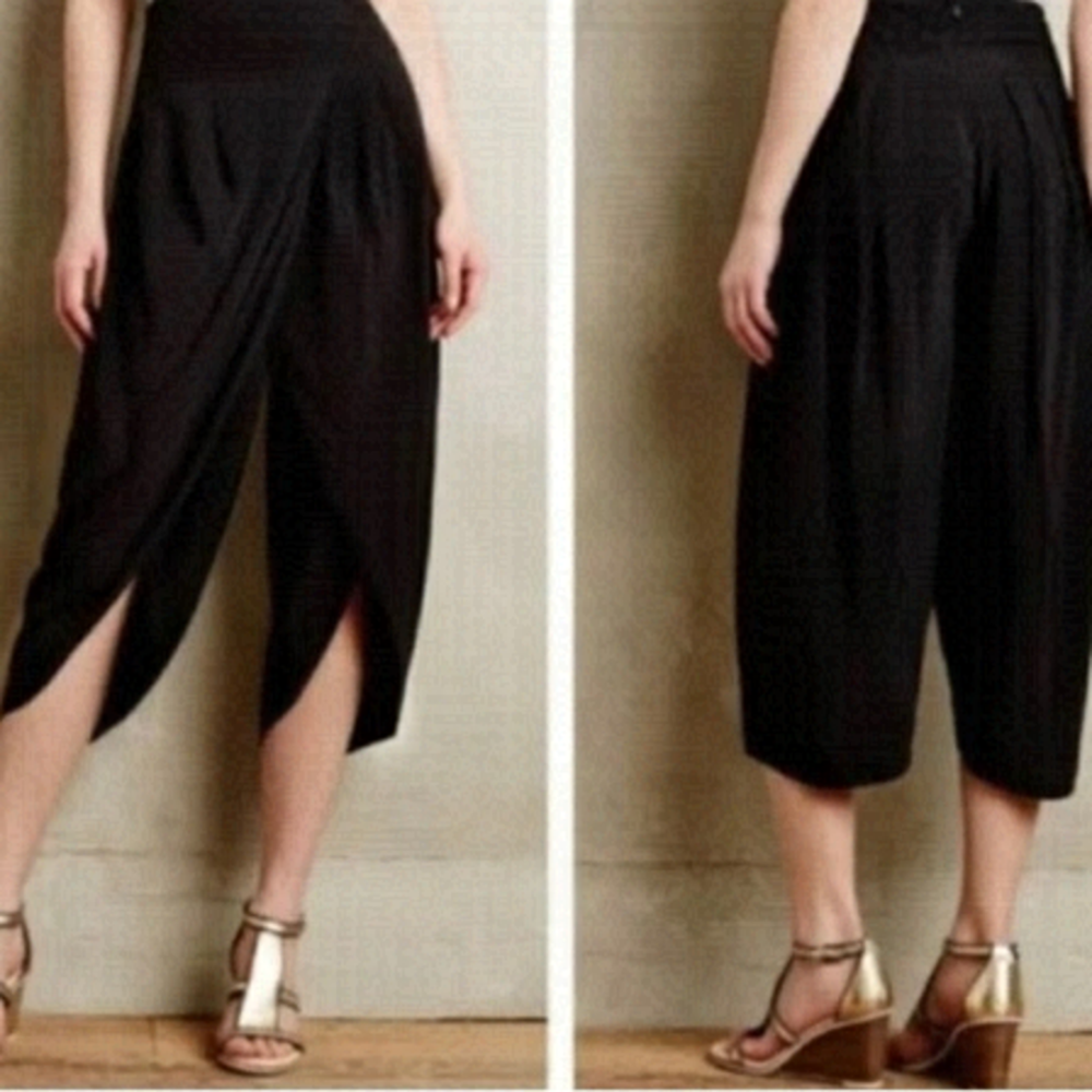 Elegant Black Women's Culottes